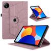 Adecuado para red rice pad SE 8.7 2024 funda plana de cuero soporte giratorio 360° repujado árbol de la vida carcasa anticaídas
