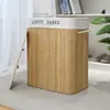Cesto de roupa suja à prova de poeira para transporte internacional, cesto de armazenamento de bambu trançado, balde dobrável de bambu trançado para armazenamento de roupas sujas, atacado