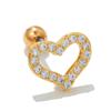 Zircón Uña Hueso de la Oreja Varilla de Acero Inoxidable Chica Picante Expansión Agujero de la Oreja Uña de la Oreja Aretes Viento ins Aretes Diamante Blanco Dormir Selección Libre