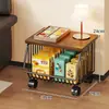 Estante de Almacenamiento para Cocina, Estante Móvil de Varias Capas para Snacks y Juguetes para Sala de Estar, Canasta para Encimera para Frutas, Verduras y Condimentos