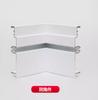 Lâmpada de Canto Superior para Pálpebra Dupla de Encaixe Aberto Lâmpada Linear sem Teto, sem Canaleta, para Sala de Estar Lâmpada de Parede Lavadora Lateral Emissora de Luz Canaleta