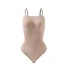Mono de Yoga Estilo Europeo y Americano, Body de una Pieza sin Costuras para Mujer, Ropa Moldeadora para Control de Abdomen, Estilo Boxer