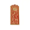 Chaveiro Placa de Bênção Oficial Céu Vintage de Latão Placa Tai Sui Oito Trigramas Pingente Estilo Antigo Ornamento para Chave de Carro Artesanato