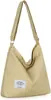 Bolsa de Lona Literaria Transfronteriza Moderna para Mujer Simple de Gran Capacidad Portátil para Hombro Cruzada Tote Personalizada Bolsa León Ling