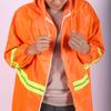 Impermeable Largo de una Pieza para Hombres y Mujeres en Sitios de Construcción, Jardinería al Aire Libre, Saneamiento y Administración de Carreteras, Espesado Protección Laboral, Prevención de Tormentas, Logo Impreso