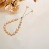 Pulsera Personalizada Imitación Perla Estilo Barroco Francés para Mujer, Estilo de Lujo Ligero Nicho de Gama Alta con Diseño Deslizante