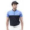 Fornecimento Direto do Fabricante Pgm Roupas de Golfe Masculinas Verão Tops Respiráveis Camiseta de Manga Curta Secagem Rápida Uniformes de Golfe