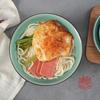 Cuenco de arroz de celadón para el hogar Longquan, cuenco de sopa de fideos grande y pequeño xiangyun chino, cuenco de cerámica, cuenco individual para comer, cuenco tipo cubo