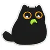 Ímã de Geladeira Animal de Desenho Animado Transfronteiriço Gato Preto Criativo PVC Borracha Macia Ímã Adesivo de Educação Infantil Adesivo Magnético DIY Atacado