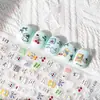 Adesivos de Arte para Unhas em Relevo com Padrão Graffiti Estilo Japonês Transfronteiriço Adesivos de Desenho Animado para Câmera de Celular Adesivos Artesanais DIY