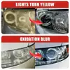 Kineshinex comercio exterior kit de reparación de faros de coche removedor de rayones, desoxidante y pasta de pulir transparente