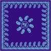Lenço de Cabeça Novo Retrô Flor Caju Grande Feminino Decorativo Envoltório de Peito Lenço Quadrado Grande Xale Lenço Proteção Solar