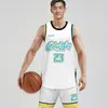 Uniformes Deportivos de Baloncesto Estilo Americano para Adultos y Niños, Conjuntos de Entrenamiento a la Moda, Compra Grupal al por Mayor, Gráficos, Texto y Números Impresos