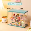 Caja de Almacenamiento Transparente a Prueba de Polvo para Figuras, Soporte de Exhibición Acrílico Apilable para Cajas Sorpresa, Caja Organizadora de Figuras Pop Mart