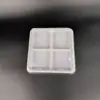 Doce de Carne Folhado Massa Folhada Massa de Gema de Ovo Massa de Neve Bolo de Arroz Glutinoso Bolo da Lua Pele de Neve Caixa de Embalagem Caixa de Fundo Branco 4 Peças Embaladas Individualmente