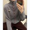 Suéter Corto de Punto para Mujer Otoño Chaqueta Cardigan 2026 Nuevo Estilo Muy Elegante Top para Atuendo de Principios de Otoño