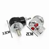 Soporte de matrícula modificado para vehículo eléctrico de motocicleta Tornillo de cabeza de fantasma Tornillo de calavera Tornillo de matrícula Tornillo decorativo de cabeza de fantasma