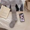 Zapatos y calcetines de algodón estilo Miu para mujer, calcetines de lana gruesos y cálidos para otoño e invierno, calcetines largos versátiles estilo japonés para zapatos Birkenstock