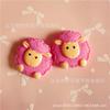 Patche de resina de ovelha fofa material para DIY de capa de celular adesivo de geladeira acessórios joias infantis material para caixa de doces