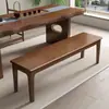 Banco de Madera Maciza Sala de Estar Hogar Asiento Largo Tira Larga Taburete para Cambiar Zapatos Madera Cruda Multifuncional Mesita de Noche Taburete de Sofá Mesa de Comedor Banco Largo