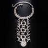 Nova pulseira de strass nupcial AliExpress Moda europeia e americana oca brilhante sexy pulseira de dedo pulseira