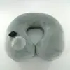 Almohada de cuello con boquilla de aire de presión cuidadosamente seleccionada, funda de terciopelo de cristal, núcleo de almohada de PVC, almohada para viajes al aire libre, almohada inflable, almohada en forma de U