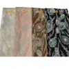En Stock Tejido de Malla Bordado 3D de Tencel Tejido con Lentejuelas Bordado con Cuentas Vestidos de Gala Vestidos de Escenario