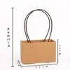 Dia das Mães Bolsa de Couro Impermeável para Arranjo de Flores Embalagem para Buquê Caixa de Presente Bolsa Tote Embalagem para Flores Musiss/Muxi Várias Cores