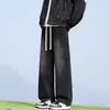 Calças Jeans Largas Masculinas Primavera e Outono 2026 Novas Tendências Casuais Calças Longas High Street Reta Estilo Americano