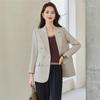 Jaqueta de Terno de Alta Qualidade Design Feminino Senso de Estilo Dupla Face Temperamento Pequeno Vestido de Terno Outono e Inverno Cor Sólida Versátil Roupa de Negócios