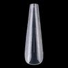 Unha unha unha 120 caixas molde de extensão de unha de cristal com escala suporte sem papel modelo molde de unha de cola de extensão 24#