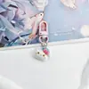 Llavero Original de Dibujos Animados con Antifaz Sanrio Colgante de Muñeca Linda Cadena para Llaves Colgante para Bolso de Elfo Regalo