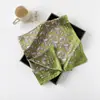 Pañuelo Cuadrado Pequeño Flor de Anacardo Transfronterizo 70 Pañuelo de Seda para Mujer Estilo Bohemio Pañuelo para la Cabeza de Gama Alta Multicolores Pañuelo para el Cuello Protección Solar