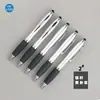 En stock pluma de bola calabaza retorcida impresión de logotipo bolígrafo capacitivo conductor bolígrafo calabaza escritura a mano pantalla táctil bolígrafo publicitario