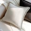 Fronha de Gato Fofo para Crianças Marrom Simples Estilo Ins Almofada de Sofá Cama Sala de Estar Animal Creme