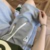 Shorts Masculinos de Verão Waffle Modernos Soltos Estudante Versátil Comprimento Médio Esportivo Americano Finos Casuais