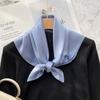 Primavera e Outono 2024 Seda Fina Seda Amoreira Seda Alta Qualidade Cachecol Feminino Presente Vintage Elegante Moderno Combinando Cachecol Pequeno