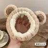 Diadema de Peluche con Orejas de Gato, Máscara Facial de Lavado Nueva Linda, Gorro para Mujeres, Otoño e Invierno, Orejas de Oso Lindas, Diadema de Presión