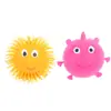 Bola de pelos flash 20g ouriço luminoso com corda pássaro porco galinha palhaço bola barraca mercado noturno venda quente fábrica atacado