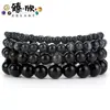 Pulsera de Ojo de Gato Multicolor 21/19/17cm Multitamaño Opcional 4/6/8/10mm Hecha a Mano con Cuentas Joyería para Parejas