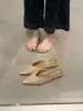 Mules de Mujer Estilo Europeo Otoño 2026: Sandalias de Punta Cerrada, Tacón Bajo, Tacón Plano, para Exteriores