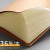 Caderno de Papel Kraft Espessado B5 Costura Simples Caderno de Lição de Casa Linha Horizontal Quadrado Linha de Carro Caderno de Anotações para Estudantes