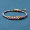 Pulsera fina de 72 líneas de ocho partes de flor de durazno, cuerda roja antigua para enviar a novias, suministro al por mayor