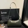 2026 Nuevo Bolso Baguette Estilo Coreano de Nicho para Mujer Bolso de Hombro con Textura Desgastada Bolso de Mano para el Viaje Diario