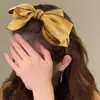 Acessório de Cabeça com Laço Tridimensional de Aba Larga, Novo Estilo Outono/Inverno 2025, Acessório de Cabelo Feminino, Presilha de Cabelo Doce Retrô
