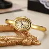 Set de Reloj y Pulsera para Mujer de Aspecto Elegante, Reloj de Cuarzo Compacto y Sencillo para Muñeca de Mujer
