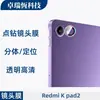 Adecuado para tableta Redmi Kpad2, película protectora para lente de ojo de águila de metal perforada, película de vidrio templado para pantalla de alta definición, red metálica a prueba de polvo