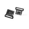 Hebilla de plástico no ajustable de 25 mm para equipaje, hebilla de seguridad fija, correaje, cojín, suministro de broche