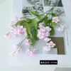 Buquê de Flores Artificiais Nome-Sem-Esquecer de 3 Hastes para Arranjo de Cena, Exibição Decorativa, Arte Floral, Paisagismo de Alto Padrão, Flor Artificial Lilás