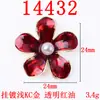 Joyería de aleación antigua con goteo de aceite flor flor accesorios Accesorios para el cabello hechos a mano DIY material para corona de cabello en stock venta al por mayor